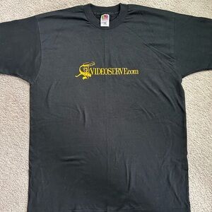 Vintage Men’s Deadstock Videoserve Website Promo Tee Shirt